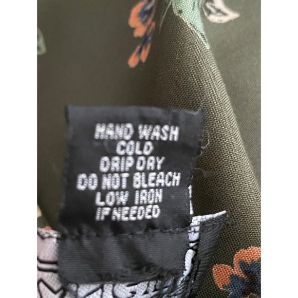 SOLD Angie Floral Open-front Kimono Cardigan, Size Large - Picture 7 of 7